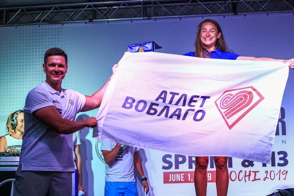 Участница команды «Атлет во благо» выиграла дистанцию IRONSTAR 113 на триатлоне в Сочи