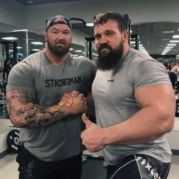 Хафтор Бьёрнссон и Кирилл Сарычев