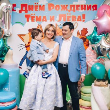 Поля Полякова, Александр Хинштейн с сыном Левой2