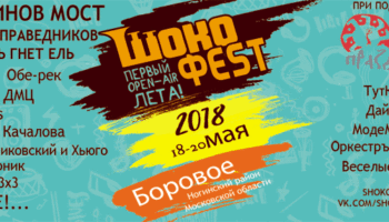 Первый музыкальный open — air лета — Шокофест 2018