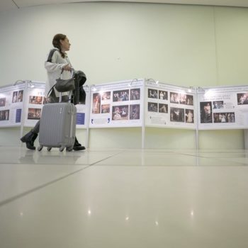 Актеры Малого театра прочли Пушкина на выставке в «Шереметьево»
